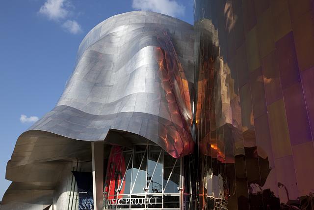 Seattle Music Project by architect Frank O. Gehry
