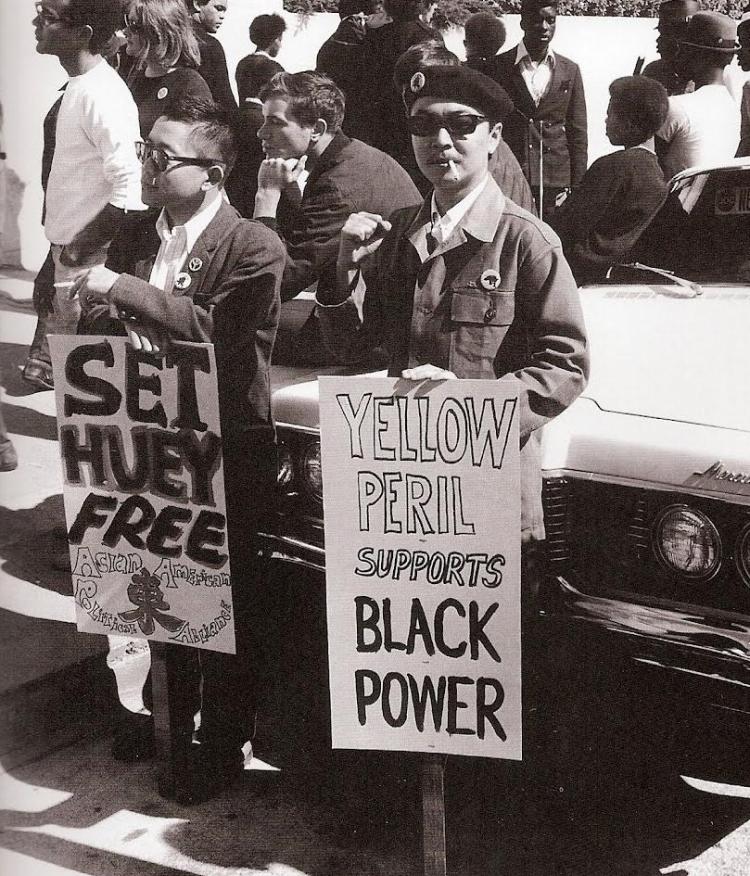 yellow-peril-Black-Power-sign