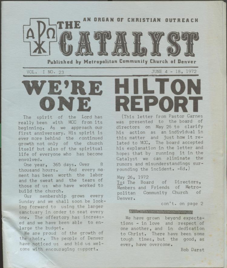 Denver newsletter cover