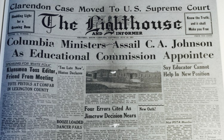 Lighthouse &amp; Informer Front Page_1951